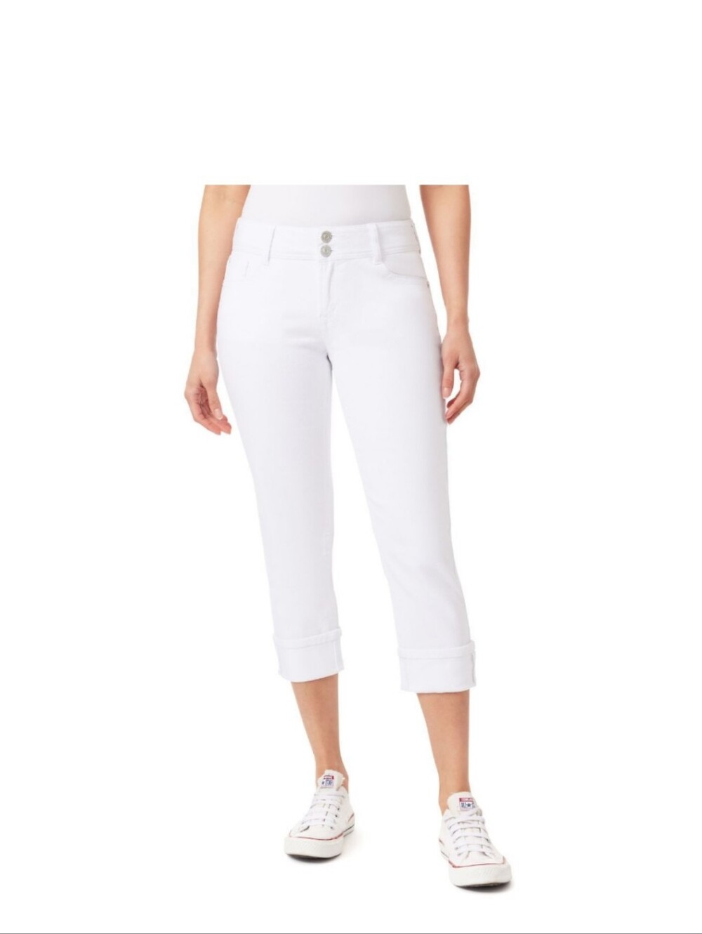 NWT Wallflower White Cropped Ankle Jeans